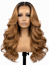 Perruque Blonde HONEY GLOW | HD 13x6 Raw Hair 26"