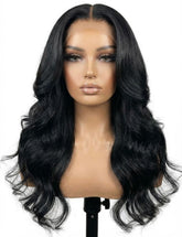 Perruque HD Virgin Black Body Wave | En Stock