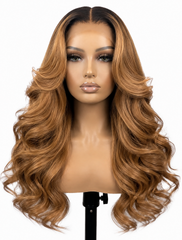 Perruque Blonde HONEY GLOW | HD 13x6 Raw Hair 26"