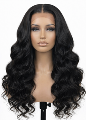 Virgin Black HD Lace Wig | Deep - Loose Wave