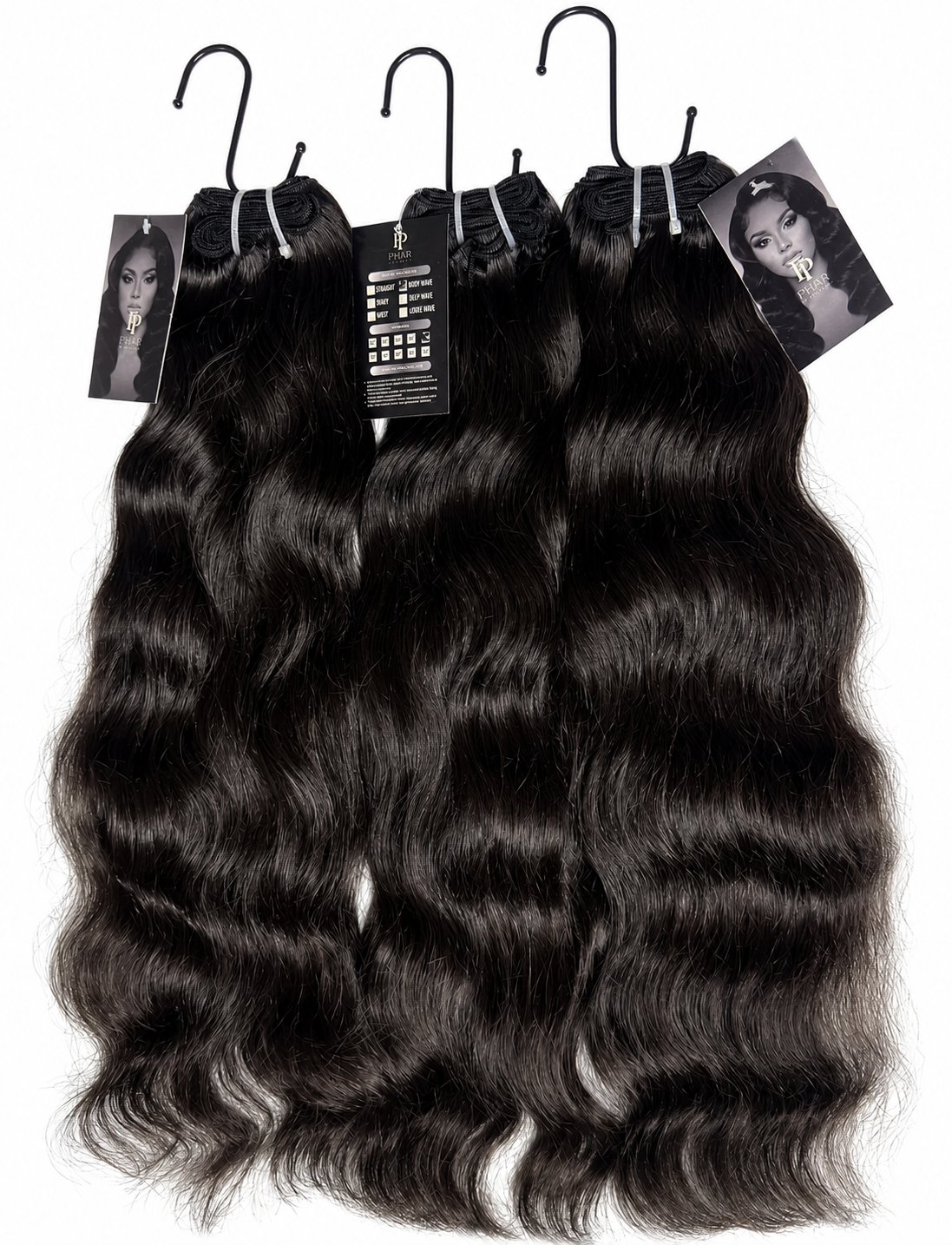 3 Bundles Sets Wavy Raw Hair Inde | En Stock