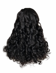 Virgin Bouncy Curl Black HD Lace Wig