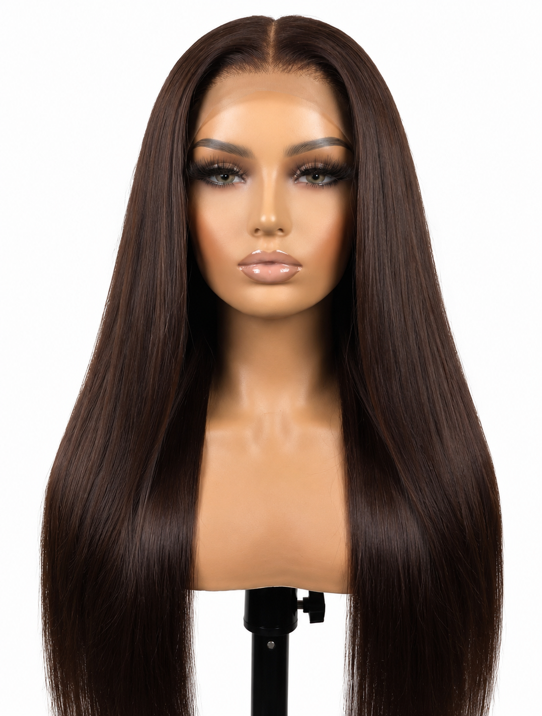 Perruque Dark Brown HD | Straight - Body Wave