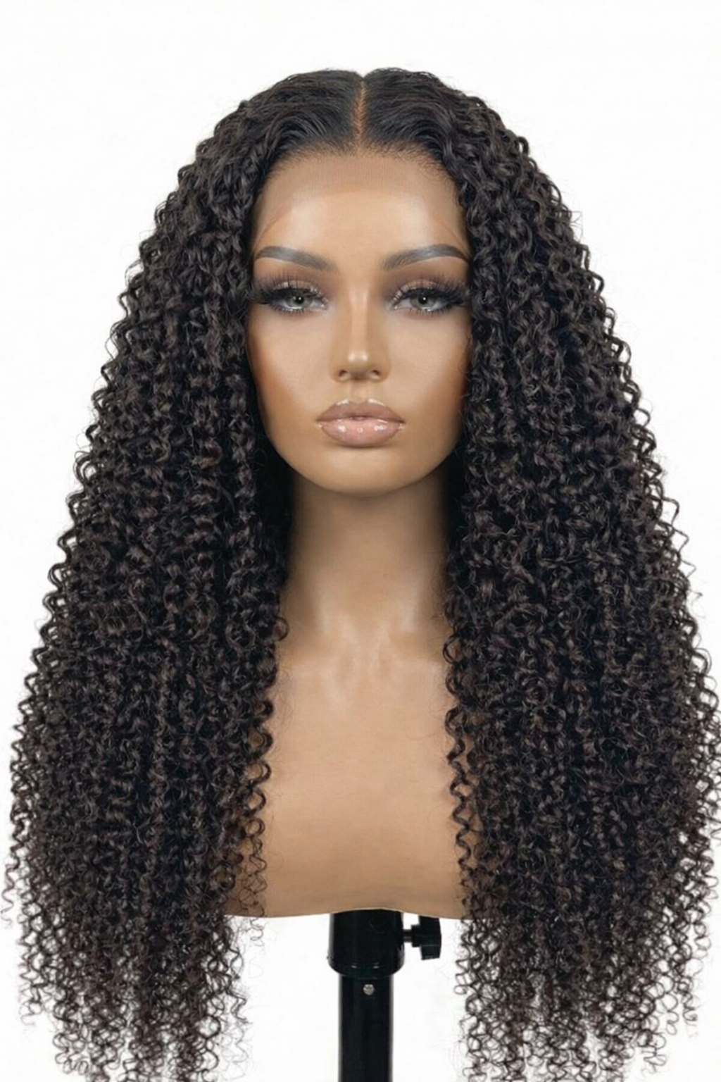 Jerry Curly Black HD Lace Wig