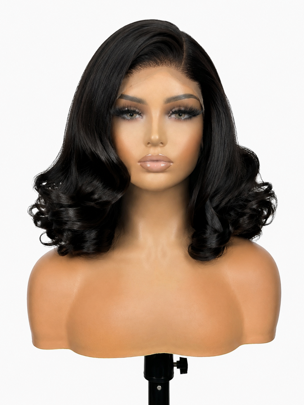 Bouncy Curl Black HD Lace Wig | Raw Hair Vietnam