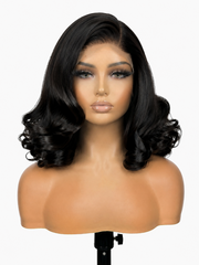 Bouncy Curl Black HD Lace Wig | Raw Hair Vietnam