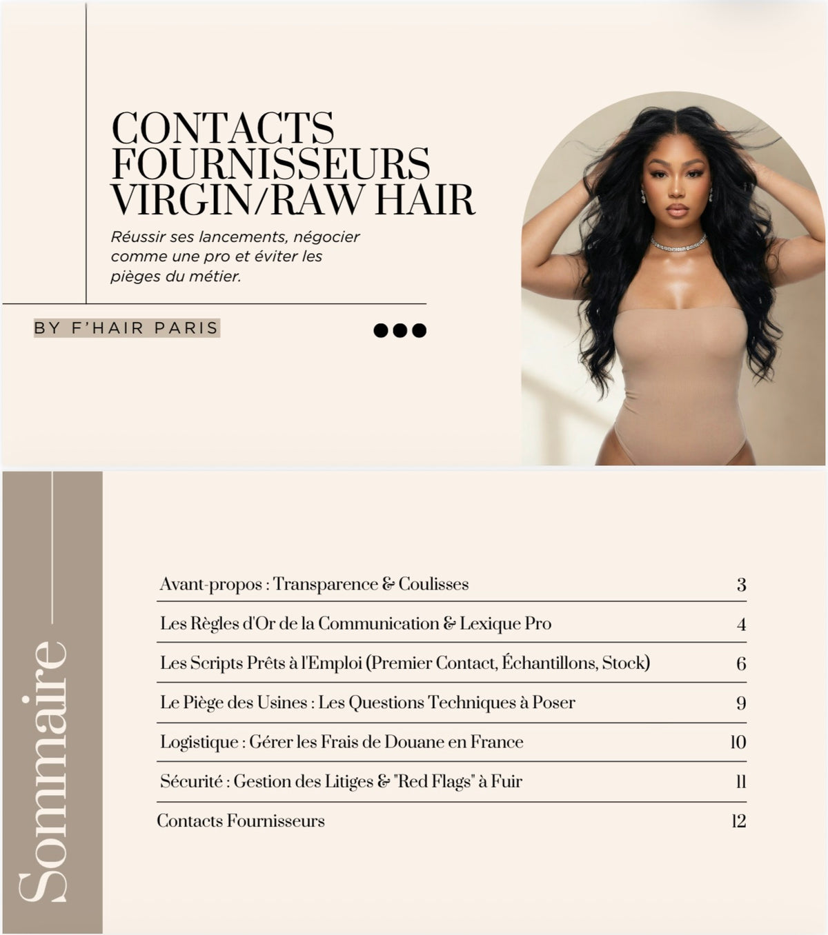 E-book Contacts Fournisseurs | Virgin & Raw Hair