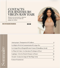 E-book Contacts Fournisseurs | Virgin & Raw Hair