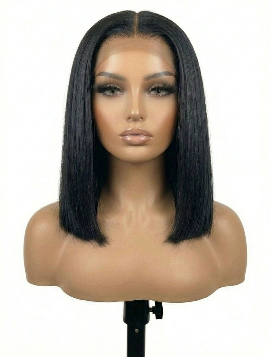 Bob Virgin Black HD Lace Wig  | En Stock