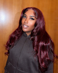 Perruque Transparente Lace 99J | Straight/Body Wave